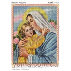 Схема для вышивки бисером "Мария с Иисусом" (Схема или набор)